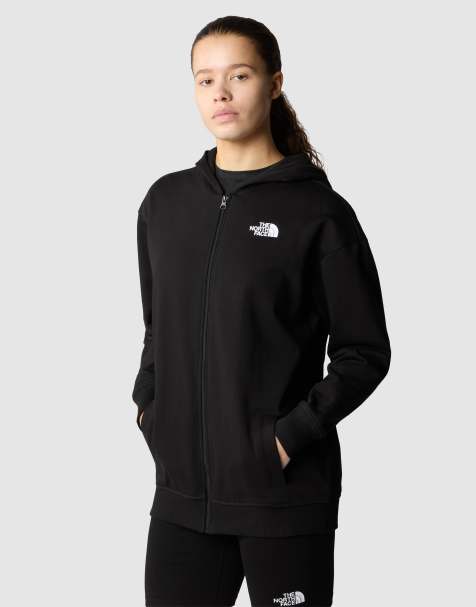 Sudadera negro TNF con capucha y cremallera de felpa de rizo Simple Dome de The North Face - view 1