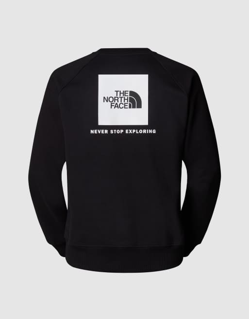 Sudadera negro TNF con recuadro y mangas raglán NSE de The North Face, 4 de 4