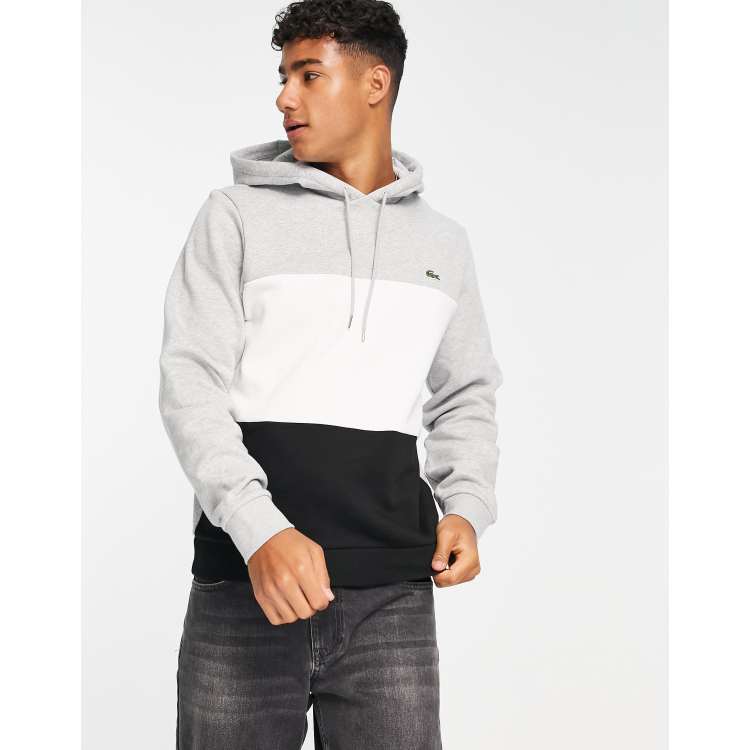 lacoste jogging en coton melange bleu homme Sudadera plateada