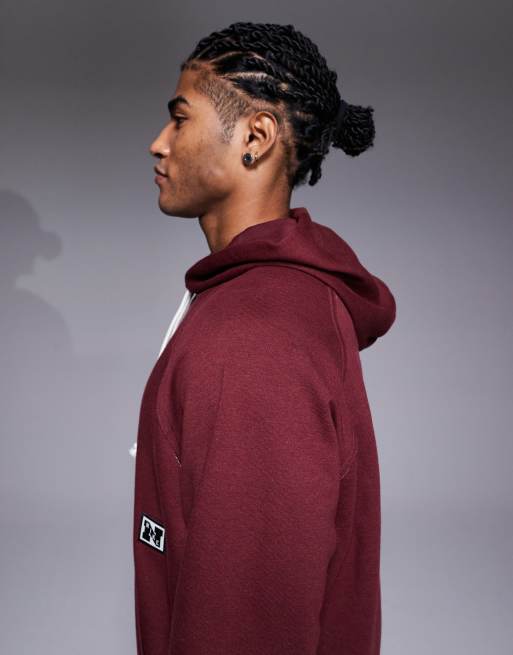 Sudadera roja con capucha Dri-FIT Heritage de Nike Training, 4 de 5