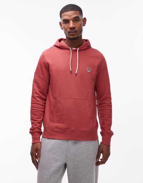 Sudadera roja con capucha y logo de cebra de PS Paul Smith - view 1