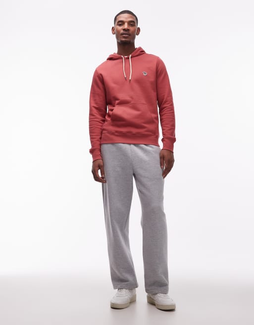 Sudadera roja con capucha y logo de cebra de PS Paul Smith, 2 de 5