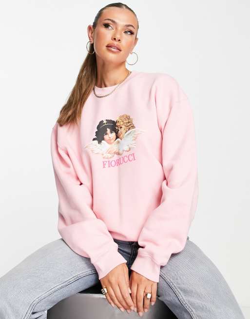 Sudadera rosa claro top