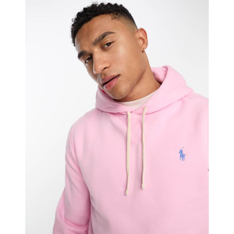 Sudadera rosa con capucha y logo de Polo Ralph Lauren ASOS