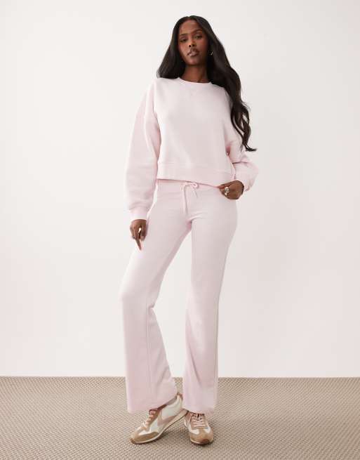 Sudadera rosa con cuello redondo Mix & Match de Gina Tricot, 2 de 4