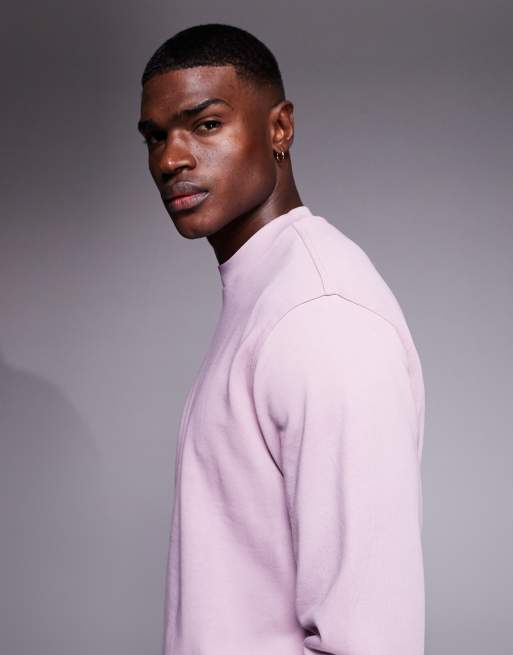 Sudadera rosa con cuello redondo y logo en el mismo tono Wesmall de BOSS Orange, 4 de 5