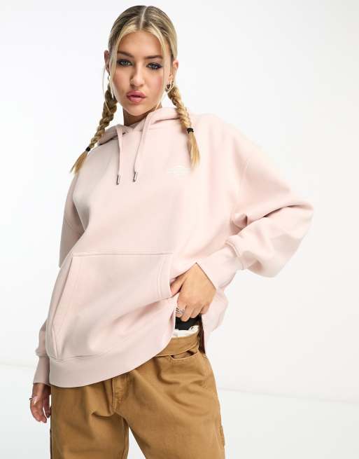 Sudadera rosa extragrande con capucha premium Summerdale de Dickies