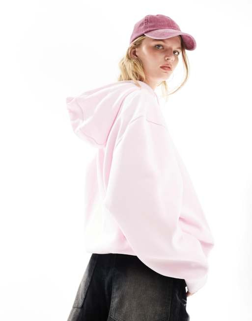 Sudadera rosa pastel con capucha Essentials de adidas Originals ASOS