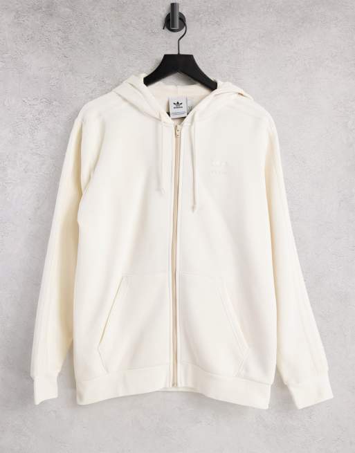 Sudadera sin te ir con capucha cremallera y triple raya adicolor de adidas Originals
