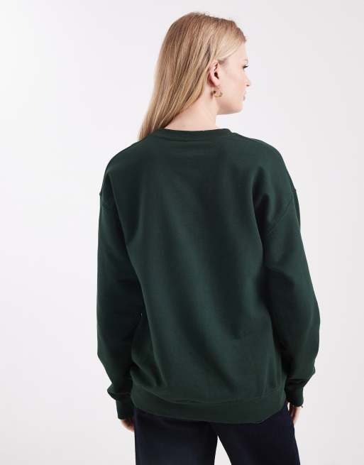 Sudadera verde bosque con estampado de Betty Boop vaquera de Daisy Street, 4 de 4
