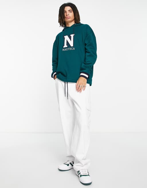 Sudadera verde con capucha Archive Synder de Nautica