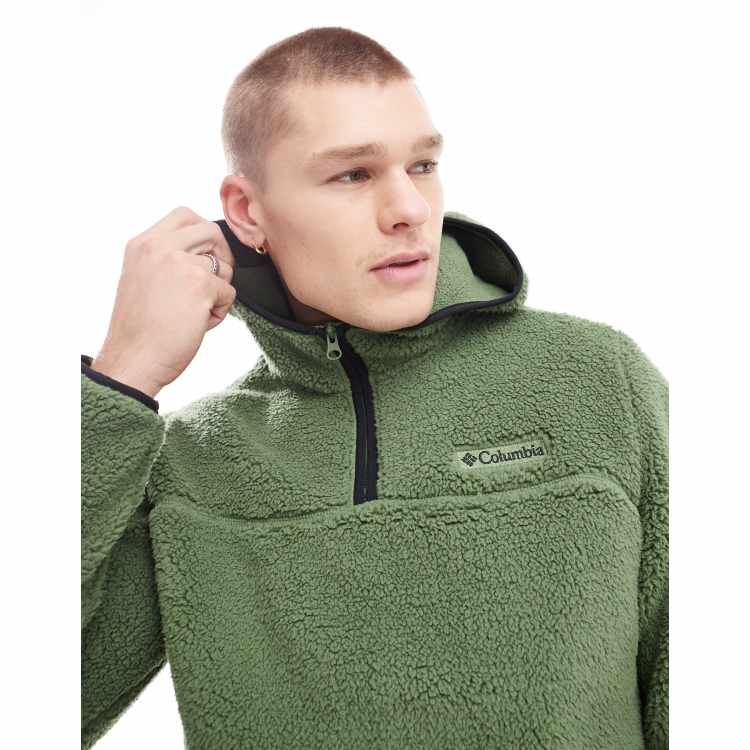 Sudadera verde con capucha de sherpa Rugged Ridge III de Columbia