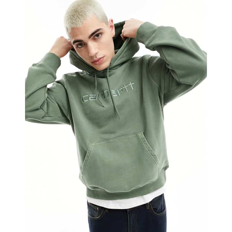 Hoodie Carhartt Verde Oscuro Sudadera Verde Con Capucha Duster De
