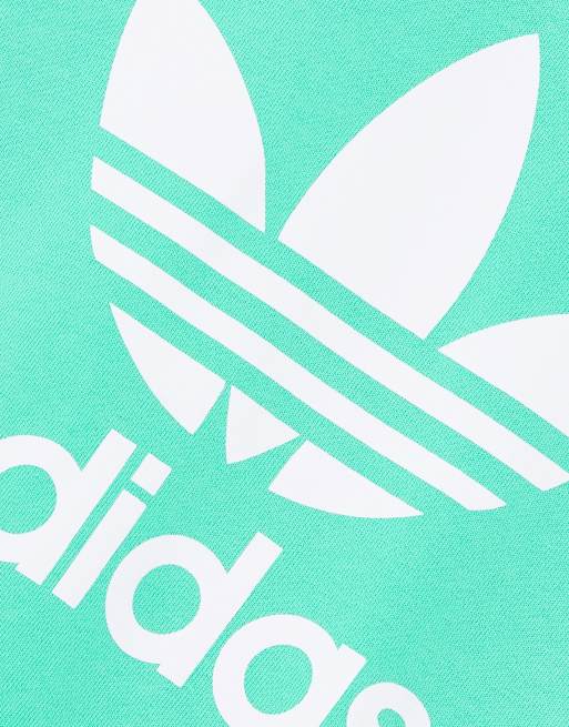 segmento al revés Escultura Sudadera verde con capucha y logo grande de adidas Originals | ASOS