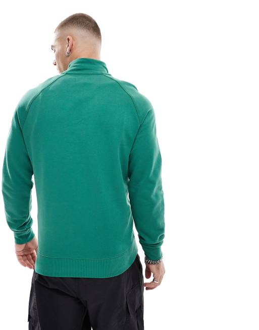 Sudadera verde con cremallera corta Jim de Farah, 2 de 4