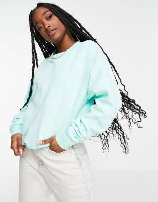 Sudadera verde con estampado gráfico de corte boyfriend de adidas Originals | ASOS