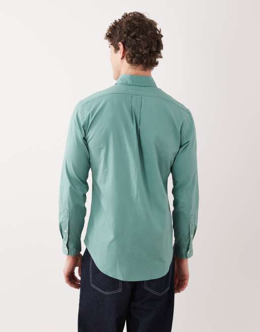 Sudadera verde de manga larga con logo de icono de Polo Ralph Lauren, 3 de 5