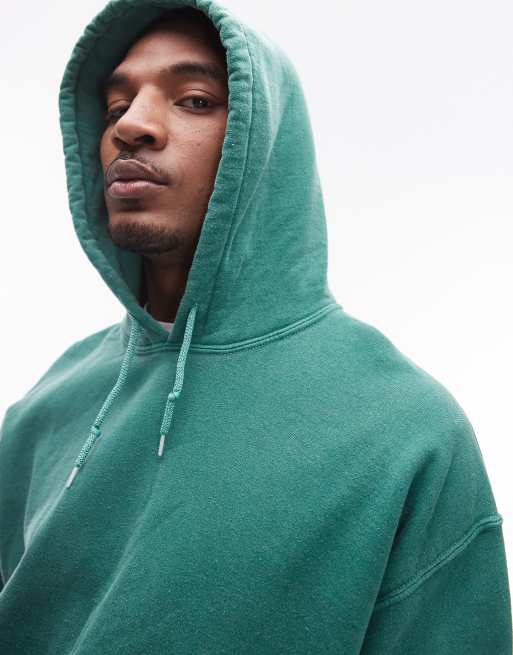 Sudadera capucha verde deals
