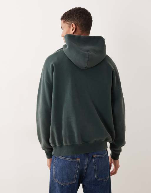 Sudadera verde extragrande con capucha y estampado gráfico de Colorado de Abercrombie & Fitch, 3 de 5