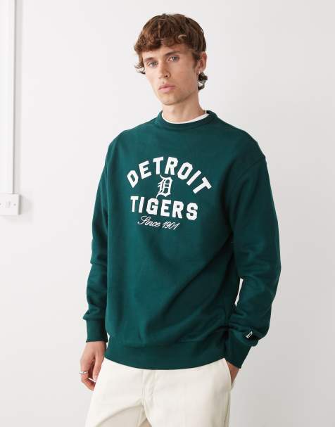 Sudadera verde extragrande con estampado de los Detroit Tigers de New Era - view 1