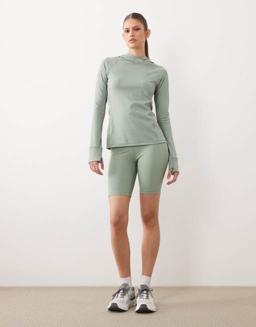 Sudadera verde glaciar con capucha de tejido muy suave de secado rápido Refresh de Dare 2b, 2 de 4