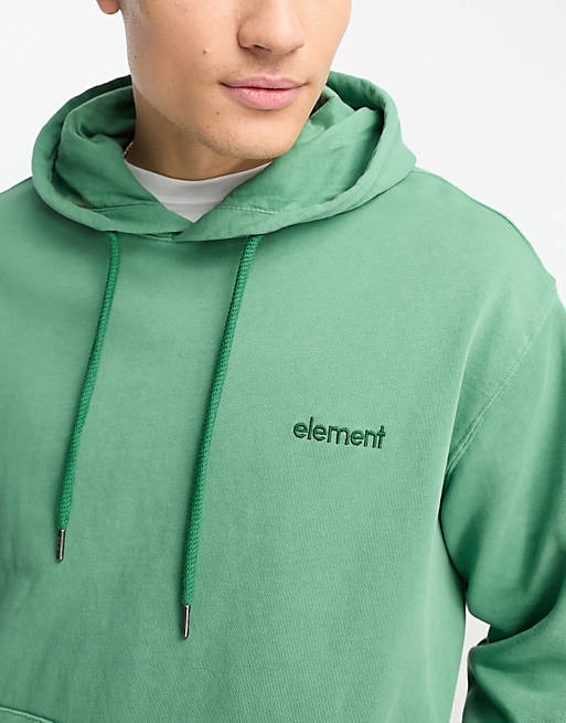Secreto editorial autor Sudadera verde lavado extragrande con capucha premium Cornell 3.0 de Element  | ASOS