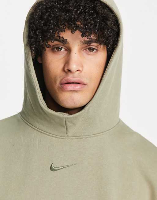 Sudadera verde oliva unisex con y alzado de Nike | ASOS