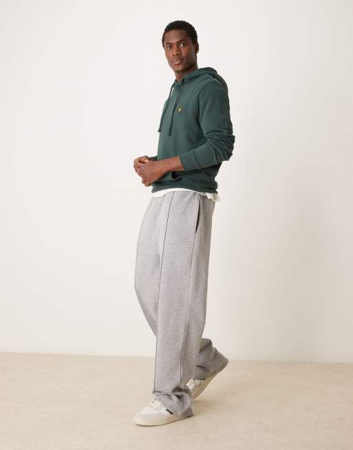 Sudadera verde oscuro con capucha y logo de Lyle Scott ASOS