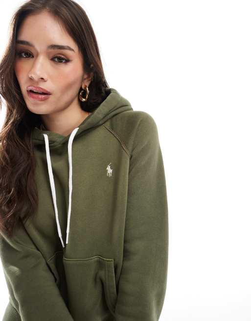 Sudadera verde oscuro con capucha y logo de Polo Ralph Lauren (parte de un conjunto), 3 de 4