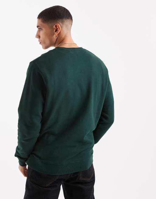 Sudadera verde oscuro con cuello redondo de Lyle & Scott   , 4 de 4