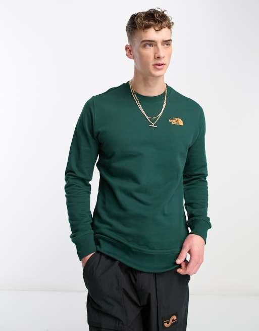 Sudadera verde oscuro con estampado en la espalda Mountain Outline exclusiva en ASOS de The North Face, 2 de 4
