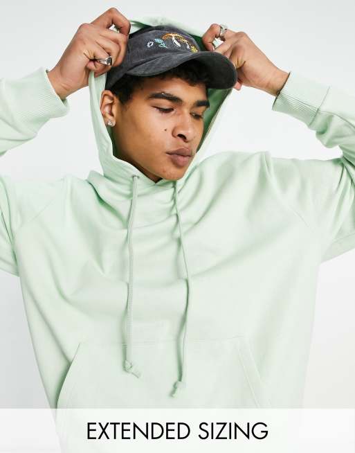 Sudadera verde pastel con capucha de COLLUSION | ASOS