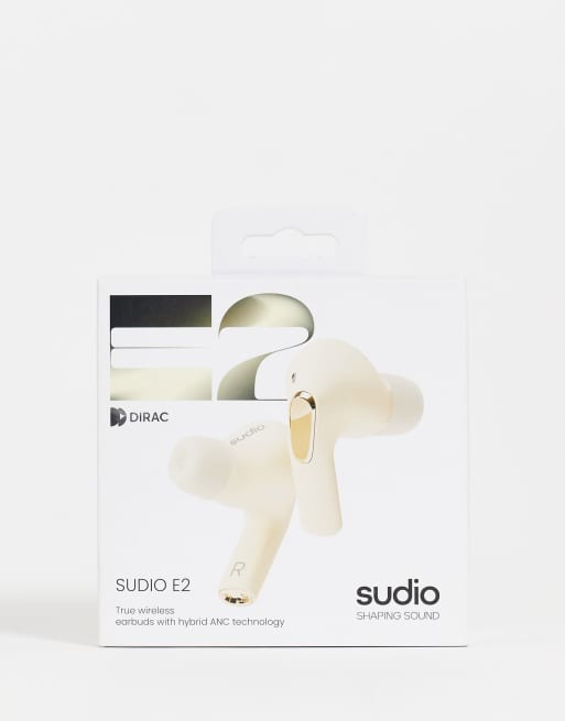 Sudio E2 True Wireless ANC Bluetooth Headphones - Chalk