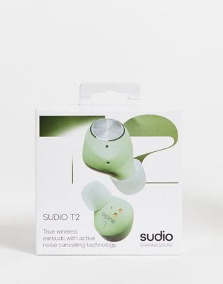 Sudio T2 True Wireless ANC Bluetooth Headphones - Jade