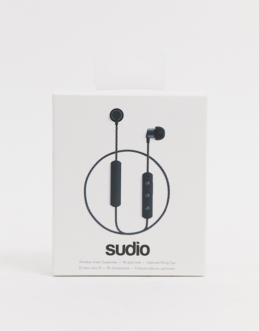 Sudio Tio bluetooth earphones in black