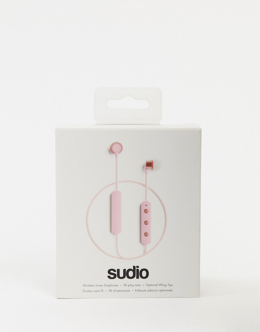 Sudio Tio bluetooth earphones in pink-No Colour