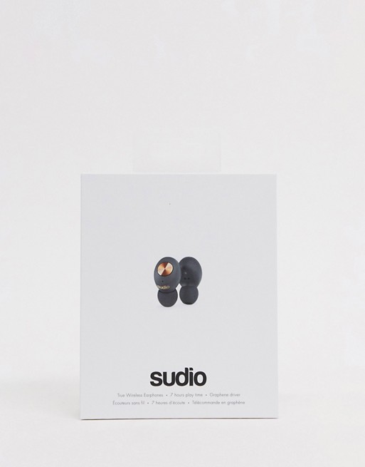 Sudio Tolv bluetooth in-ear headphones in graphite