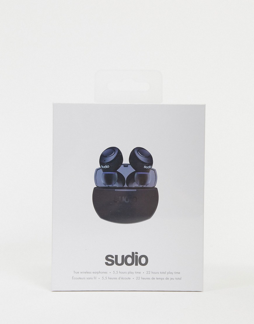 Sudio – Tolv R – Blå, trådlösa hörlurar-Ingen färg