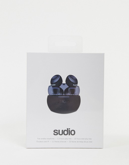 Sudio Tolv R truly wireless earphones in blue