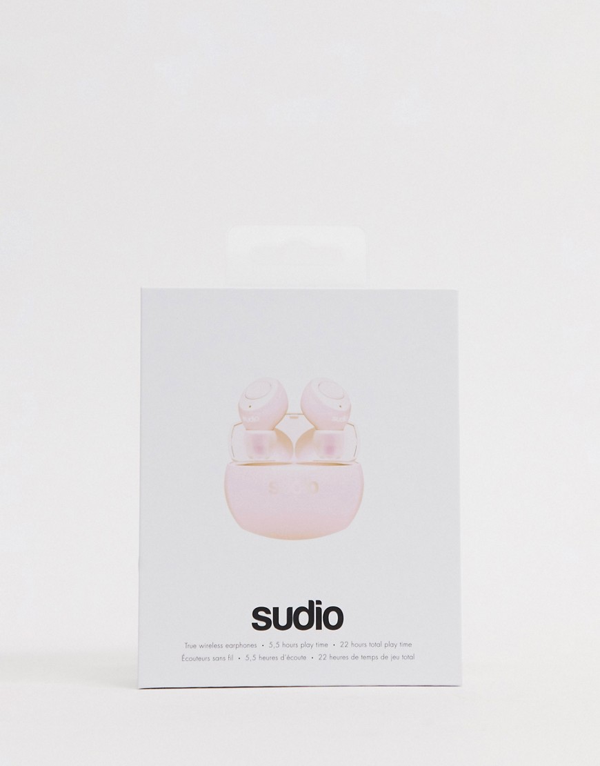 Sudio Tolv R truly wireless earphones in Pink-No Colour