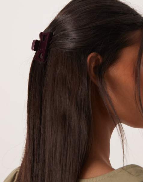 Sui Ava - Bow Elegance - Petite pince à cheveux - Bordeaux - view 1