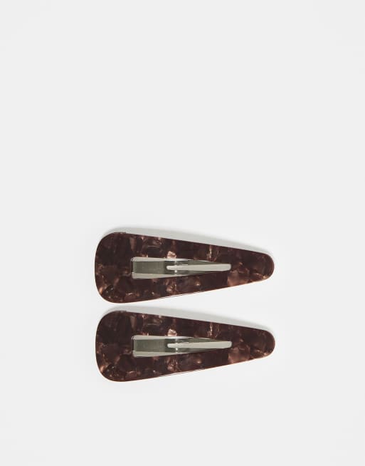 Sui Ava – Bruna hårspännen, 2-pack