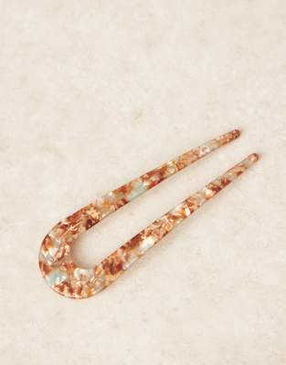 Sui Ava bun hair pick in tort