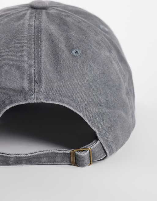 Sui Ava busy relaxing slogan cap in gray, 3 of 3