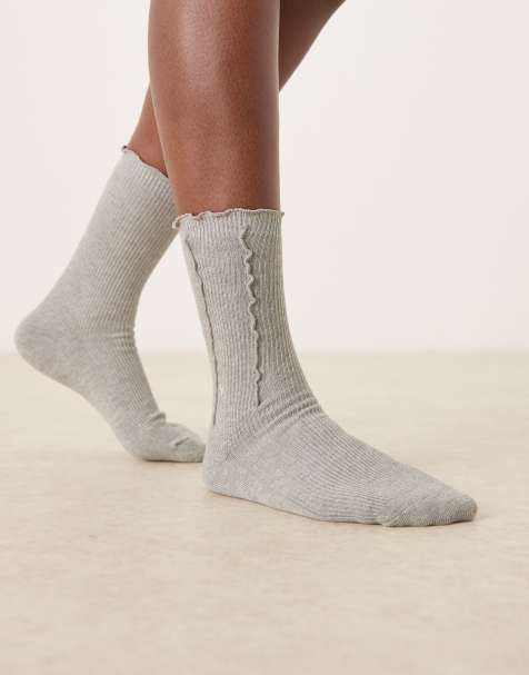 Sui Ava - Chaussettes à volants - Gris - view 1