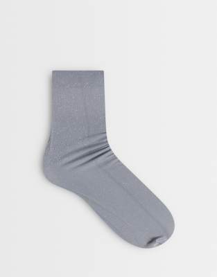 Sui Ava - Chaussettes pailletées - Gris