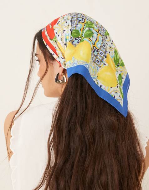 Sui Ava - Ciao Amore - Foulard à imprimé citron - Multicolore - view 1