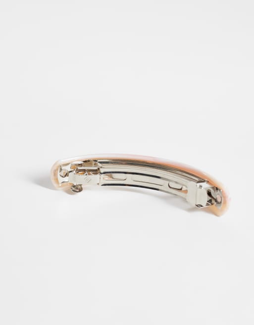 Sui Ava curved cherie hair clip in pink, 2 of 3