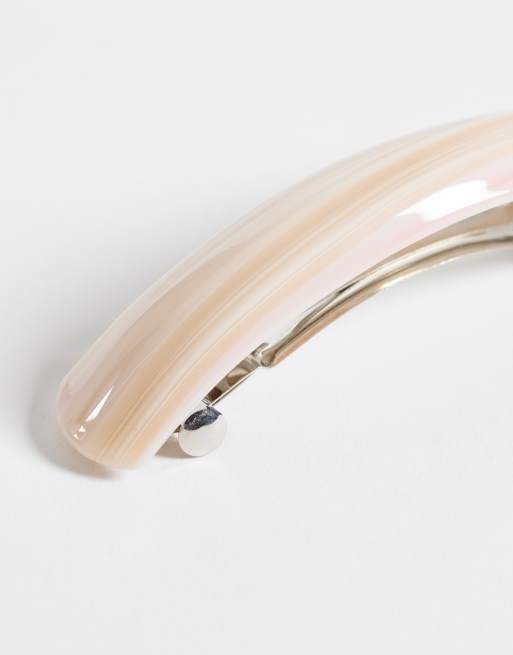 Sui Ava curved cherie hair clip in pink, 3 of 3
