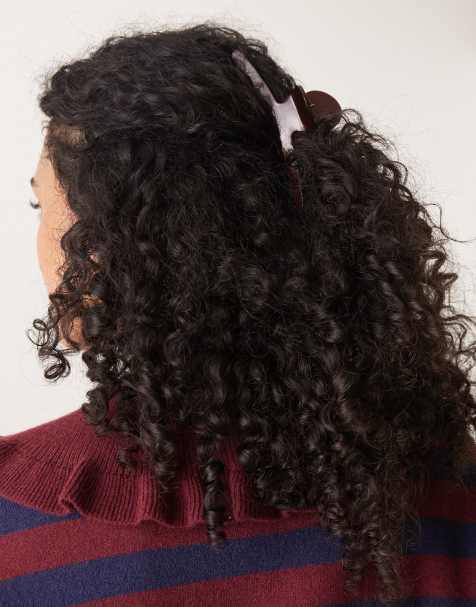 Sui Ava - Ember - Pinza per capelli grande bordeaux - view 1
